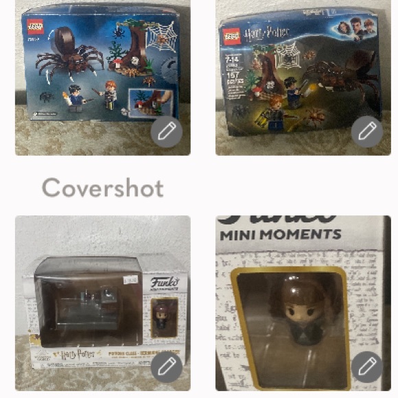 Harry potter Lego Aragog’s Lair+Funko class 9x5.5 Potions Hermione - Picture 1 of 8